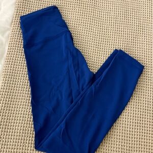 Lululemon Wunder Train Leggings 25' Cerulean Blue Size 4
